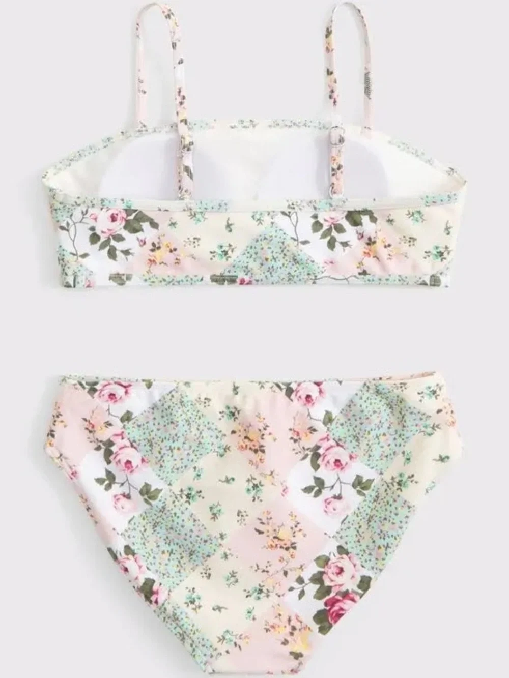 Abercrombie Kids Floral Patchwork Girls' Bikini Set - Pink sz 9/10